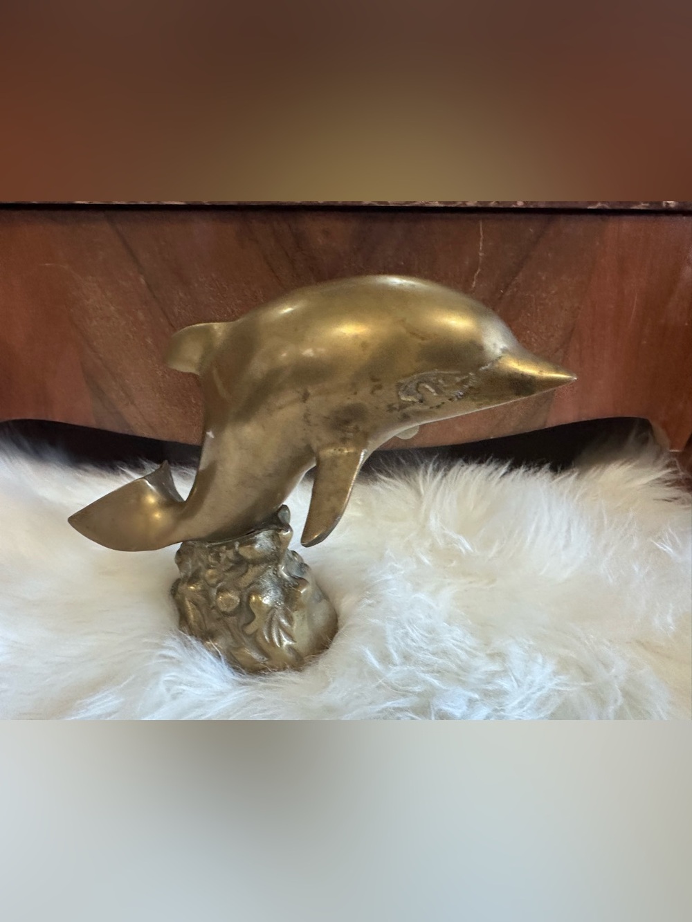 Brass Animal Figurines x3 - Gold Tone